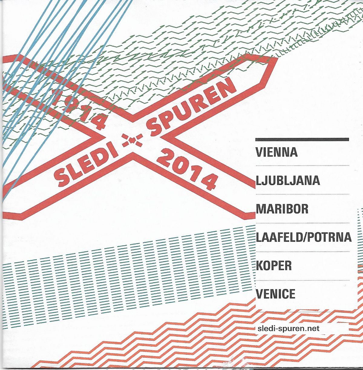 SLEDI-SPUREN, potujoča razstava, april do december 2014.