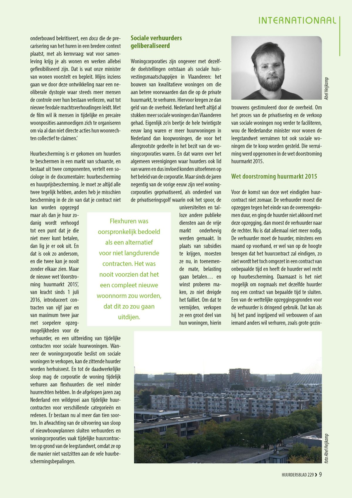 Newsletter of Huurdersbond - Zveze najemnikov Belgije, 9. stran.
